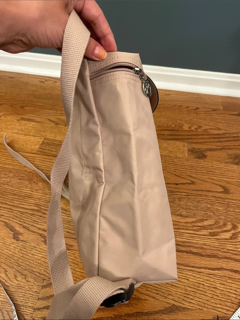 Authentic LONGCHAMP Le Pliage Club Backpack in Khaki